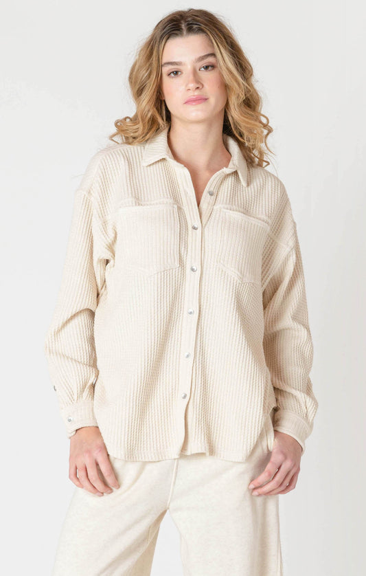 Room 34 Thermal Knit Shacket FN