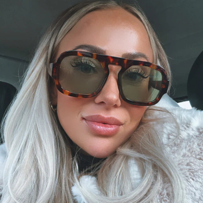 Shady Lady Sloane Tortoise/Green Sunglasses SPN
