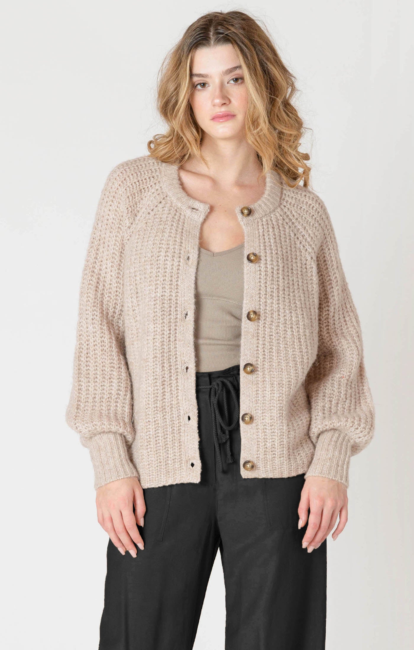Dex Soft Oat Textured Crewneck FN