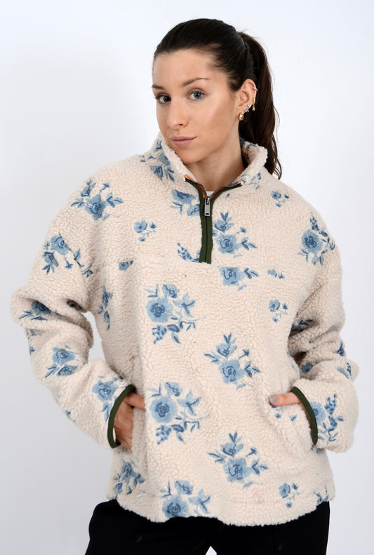 RD Poppy Mock Neck 1/4 Zip Jacket FN