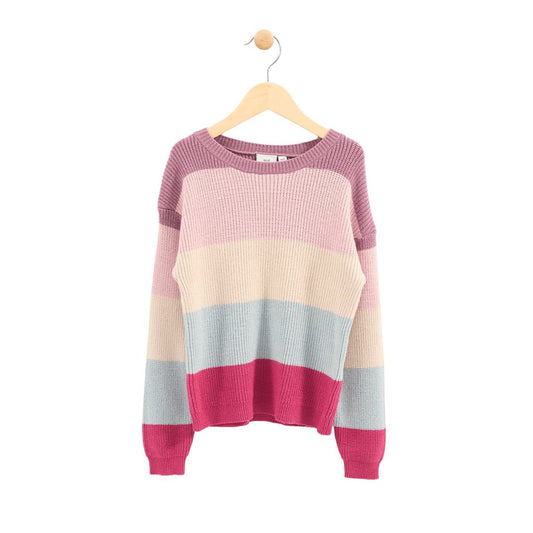 MID Knitted Striped Sweater FN