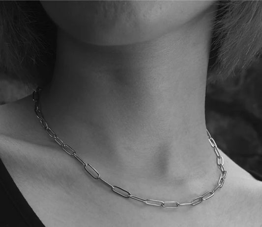 Hackney Nine Palermo Paperclip Necklace