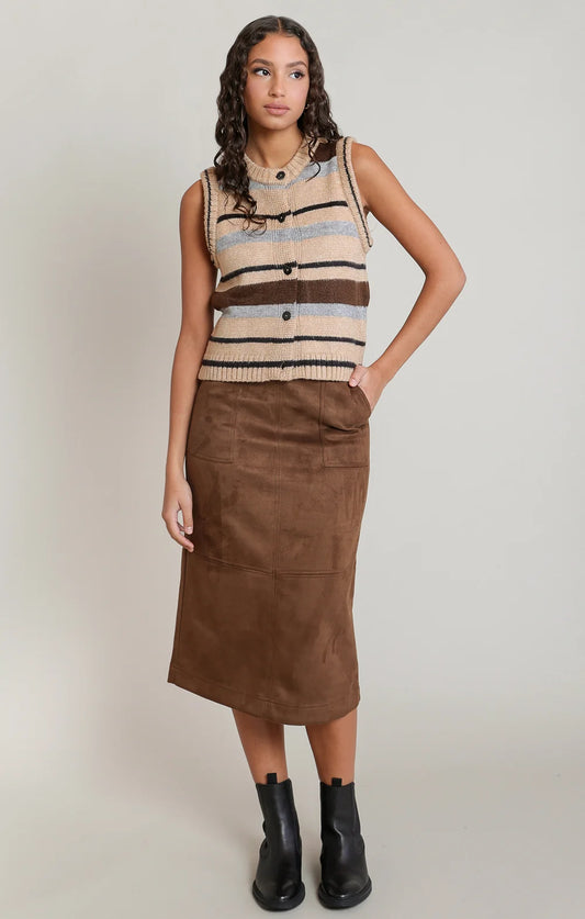 DEX Stripe Sweater Vest 02-08