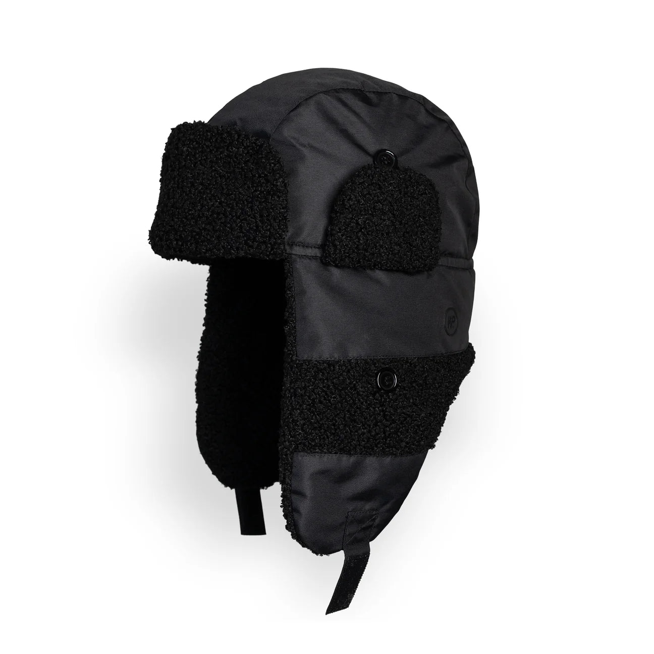 WinterProof Black Sherpa Trapper Hat