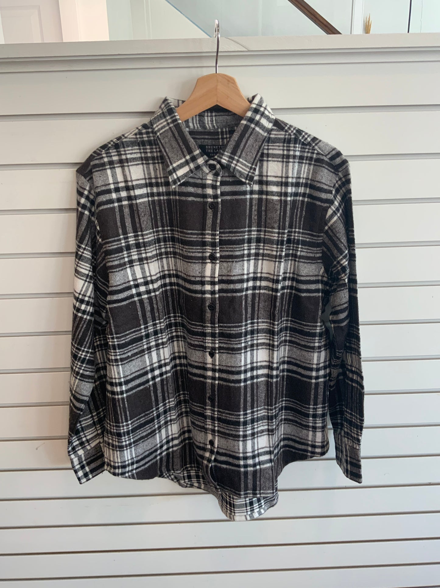Brunette the Label Plaid Button Down 02-07
