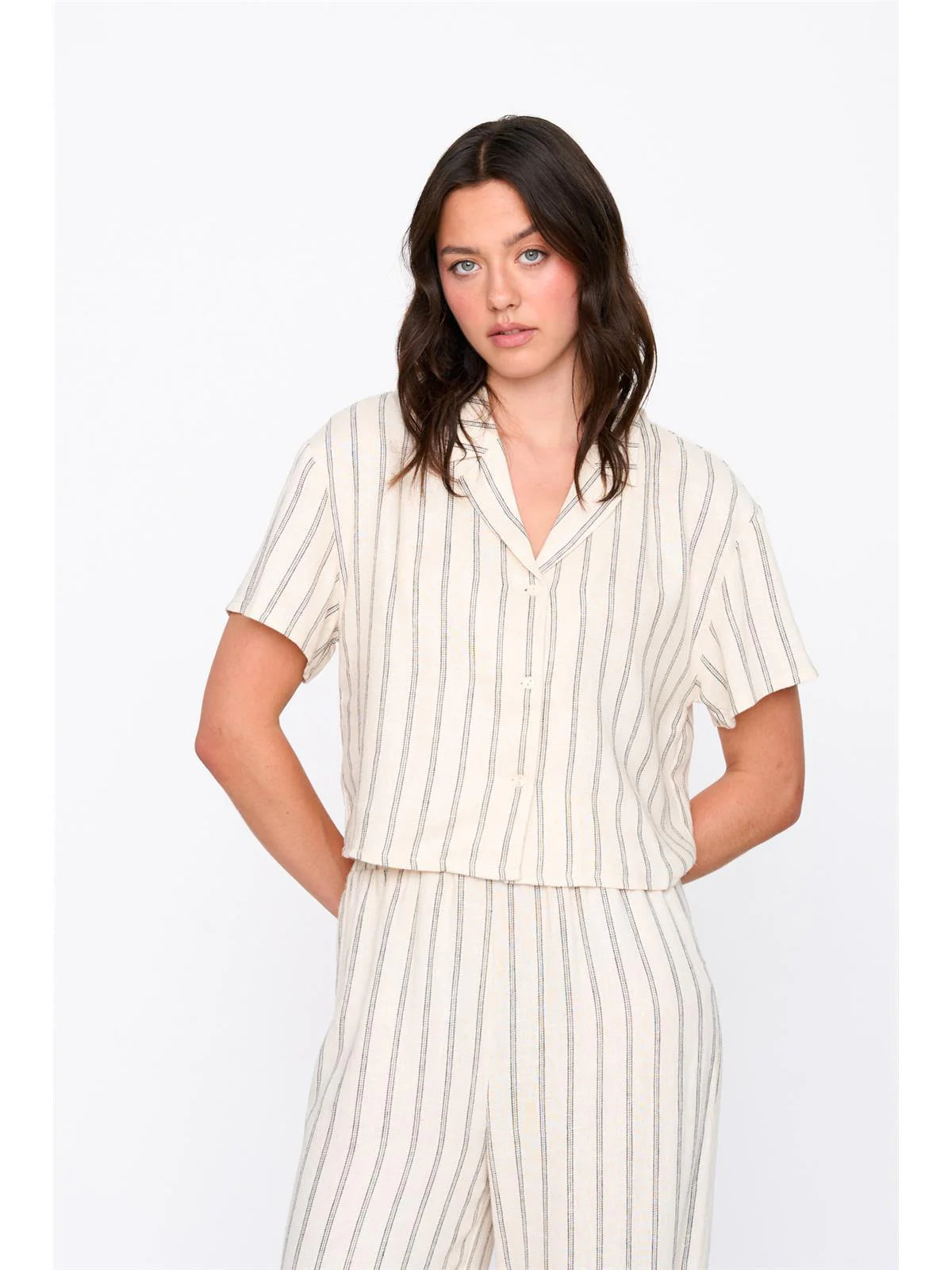 24 Colours Striped Button Down SP