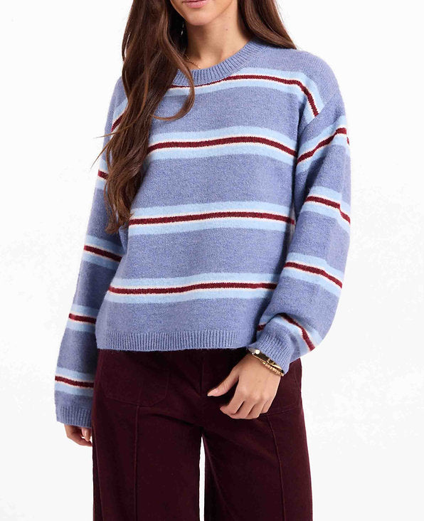 Sage the Label Hudson Blue Stripe Sweater 02-08