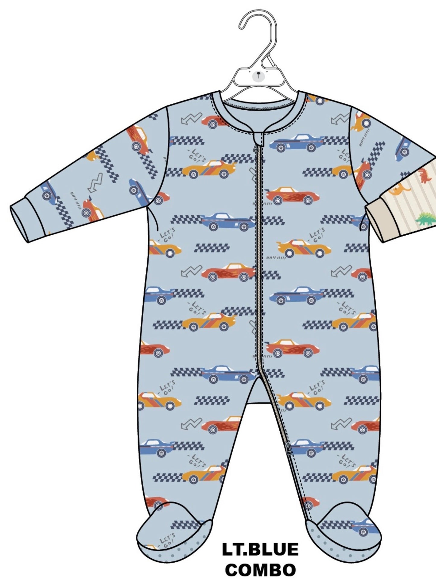 MID Baby Boy Sleeper with 2 Way Zipper SP