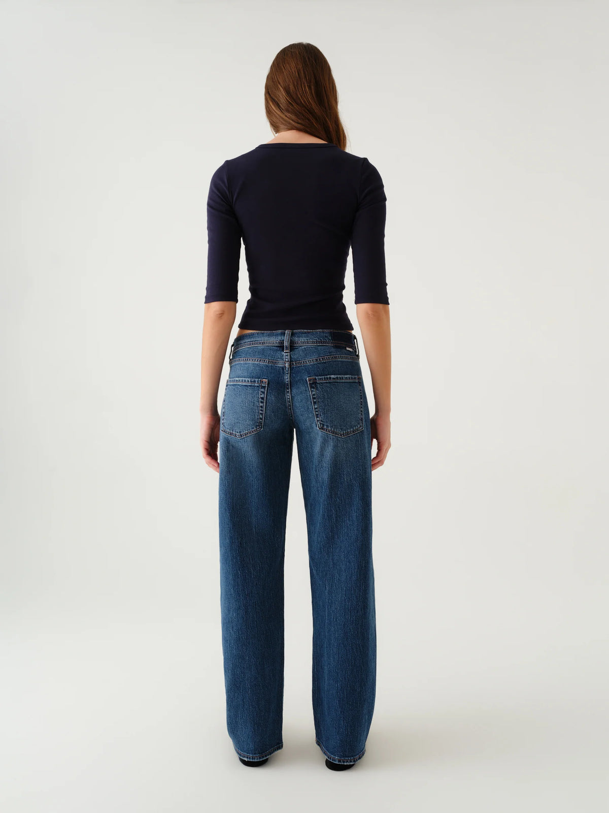 Daze Denim Reply Low Rise Soft Barrel In Almost Home 02-10