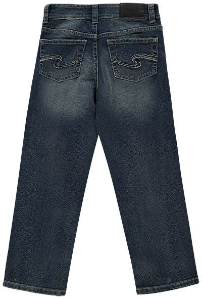 Silver Jean Garret Dark Wash Loose Fit Jean FN