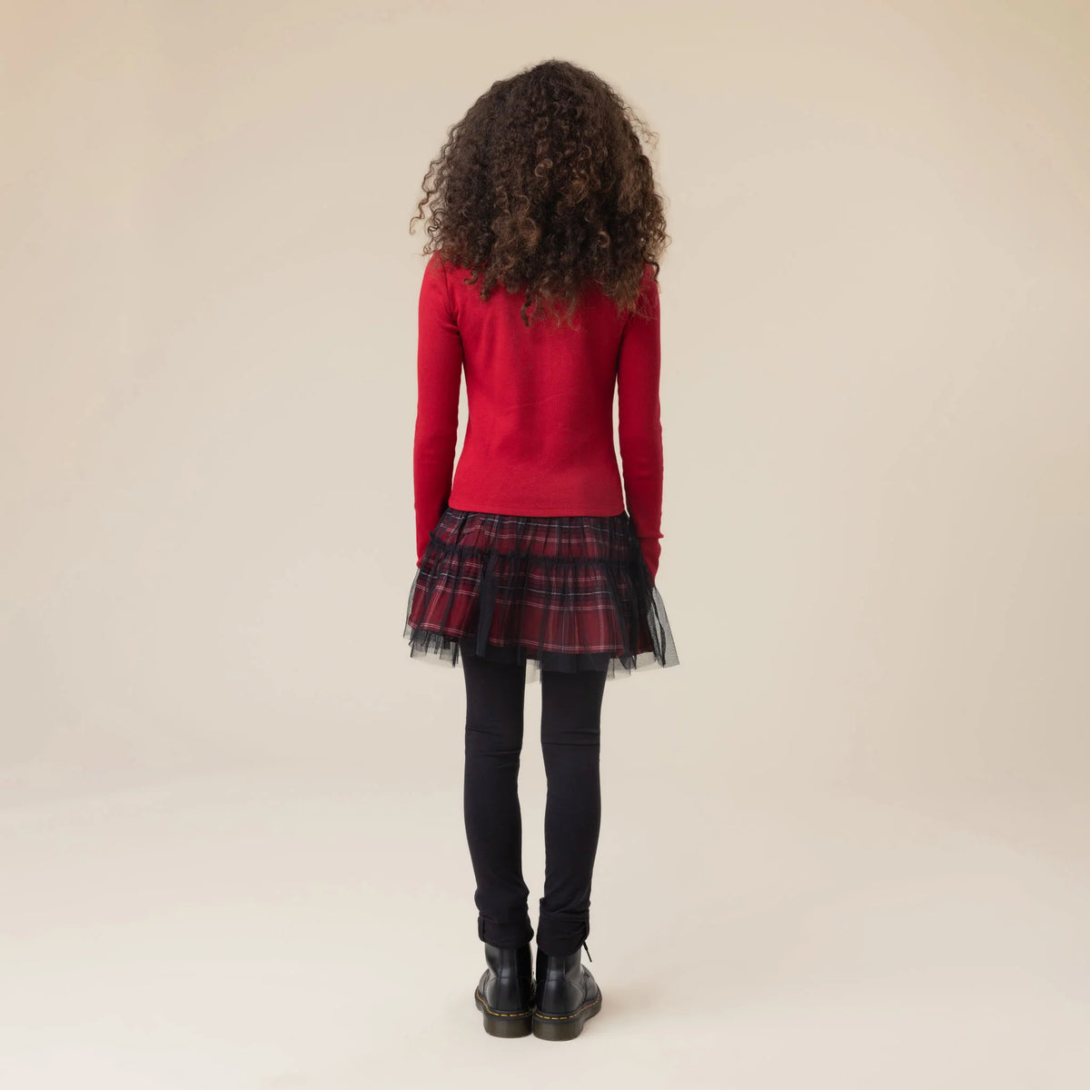Nano Red Long-sleeve Shirt with Bows  02-09