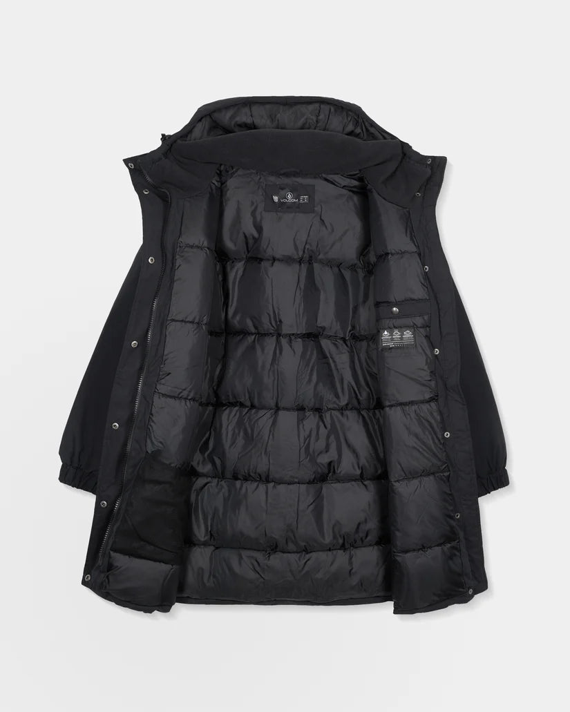 Volcom Sleepi Puff Up Black Parka 02-10
