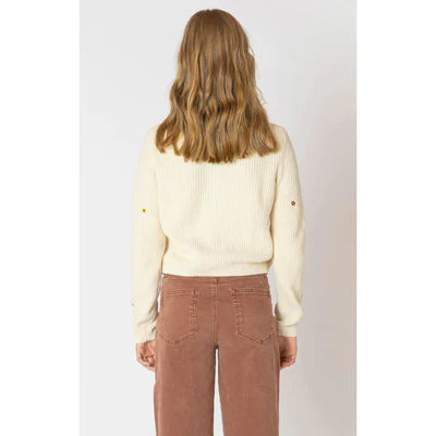 Dex Floral Embroidered Knit Sweater - FN