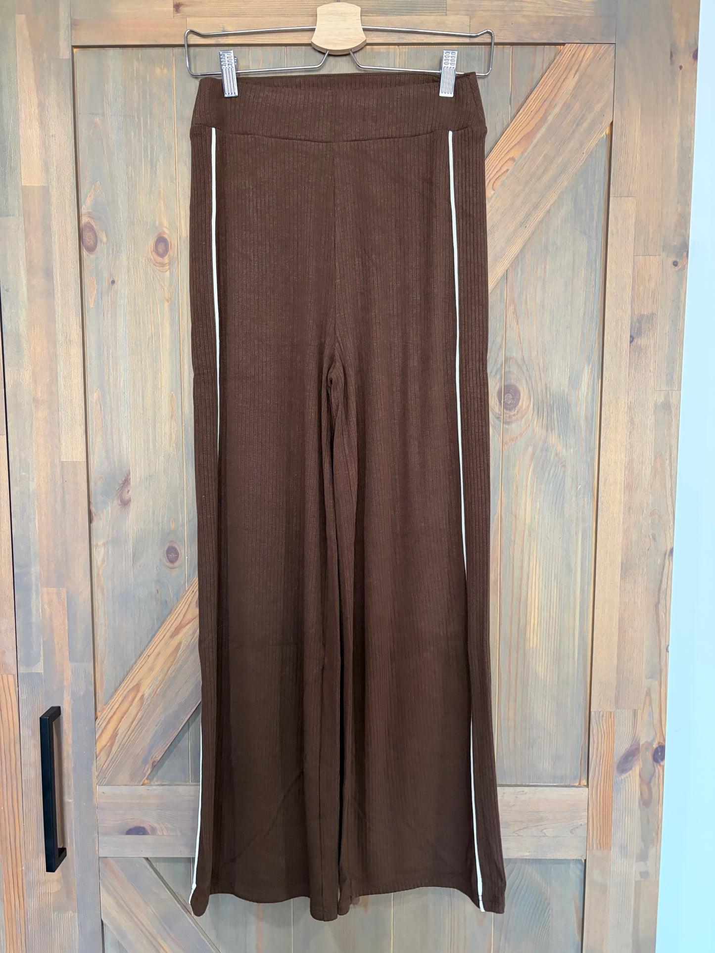 Sage the Label Varsity Knit Brown Pant 02-08
