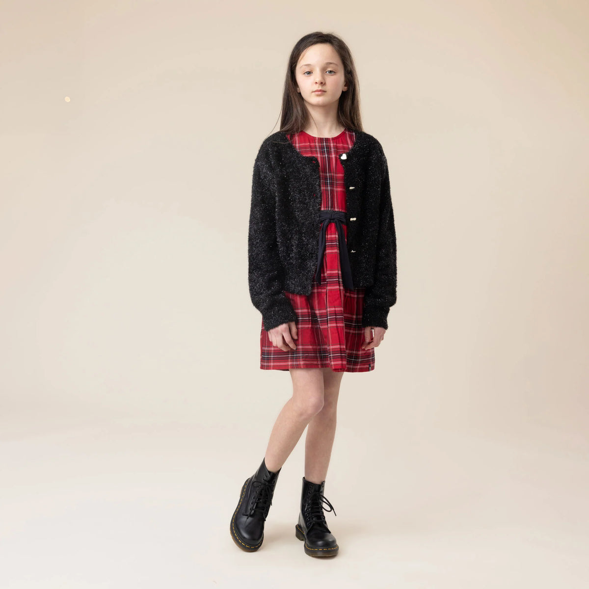 Nano Black Tinsel Cardigan 02-09