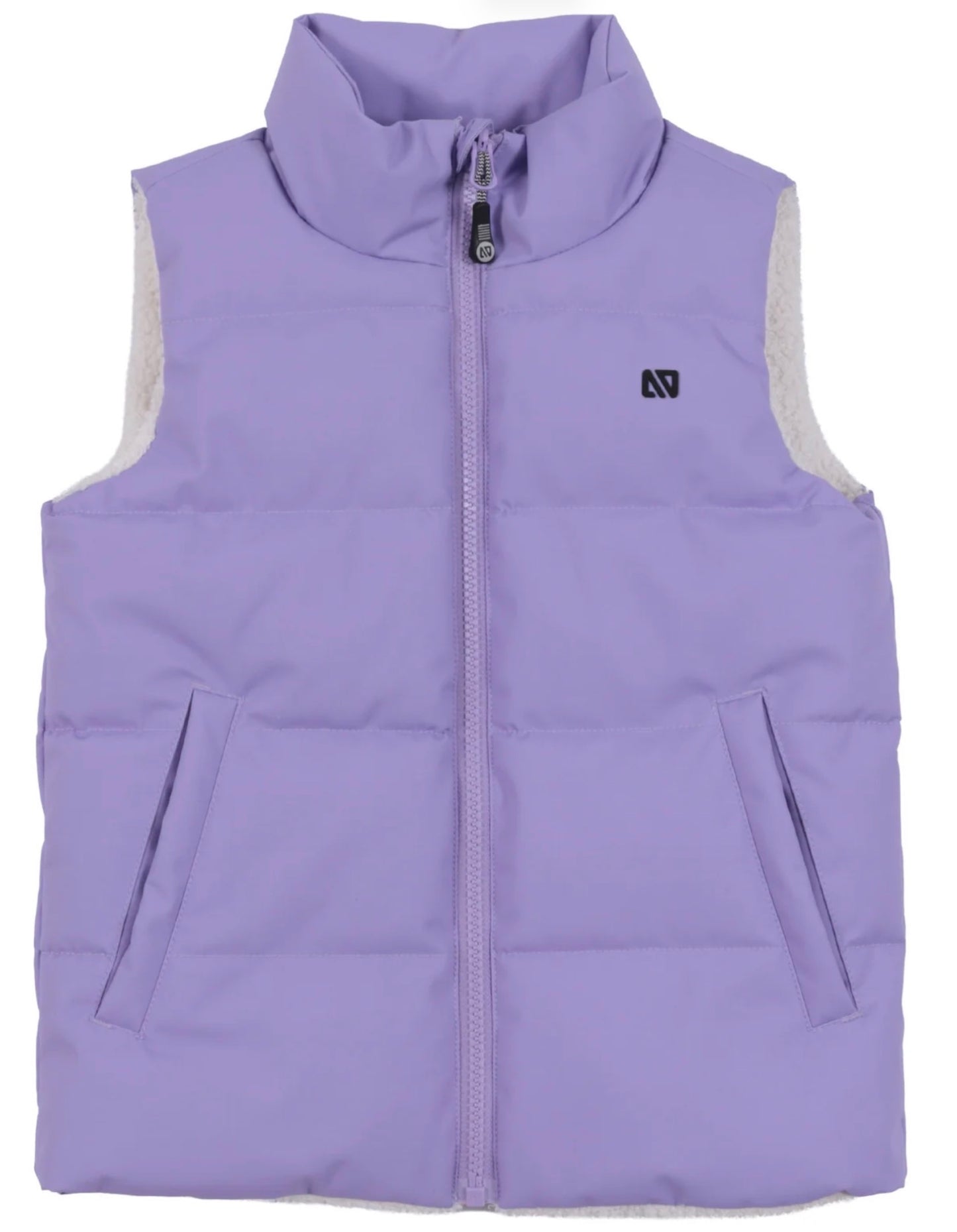 Nano Lilac Quilted Reversible Vest 02-08