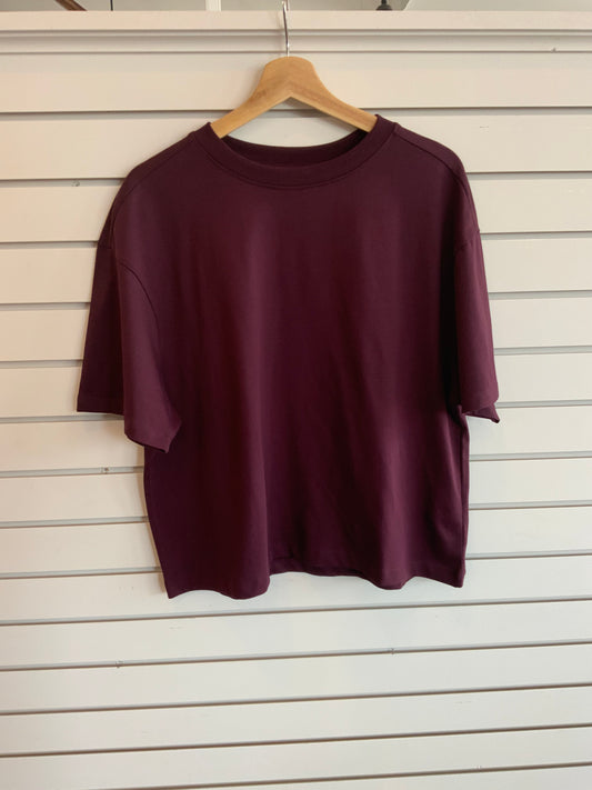 Brunette the Label Boxy Fit Tee PLUM 02-07