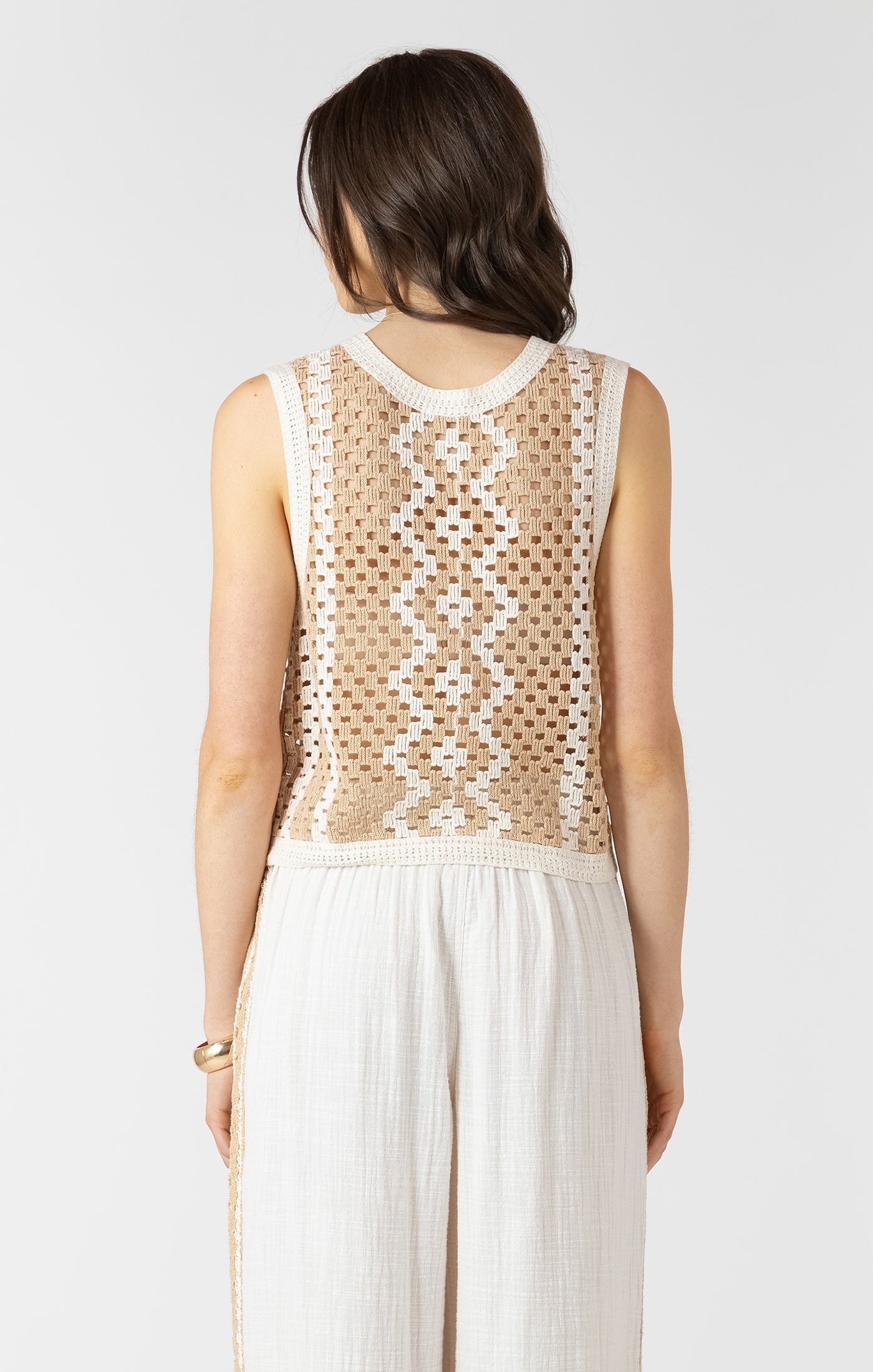 Dex Button Back Vest SP