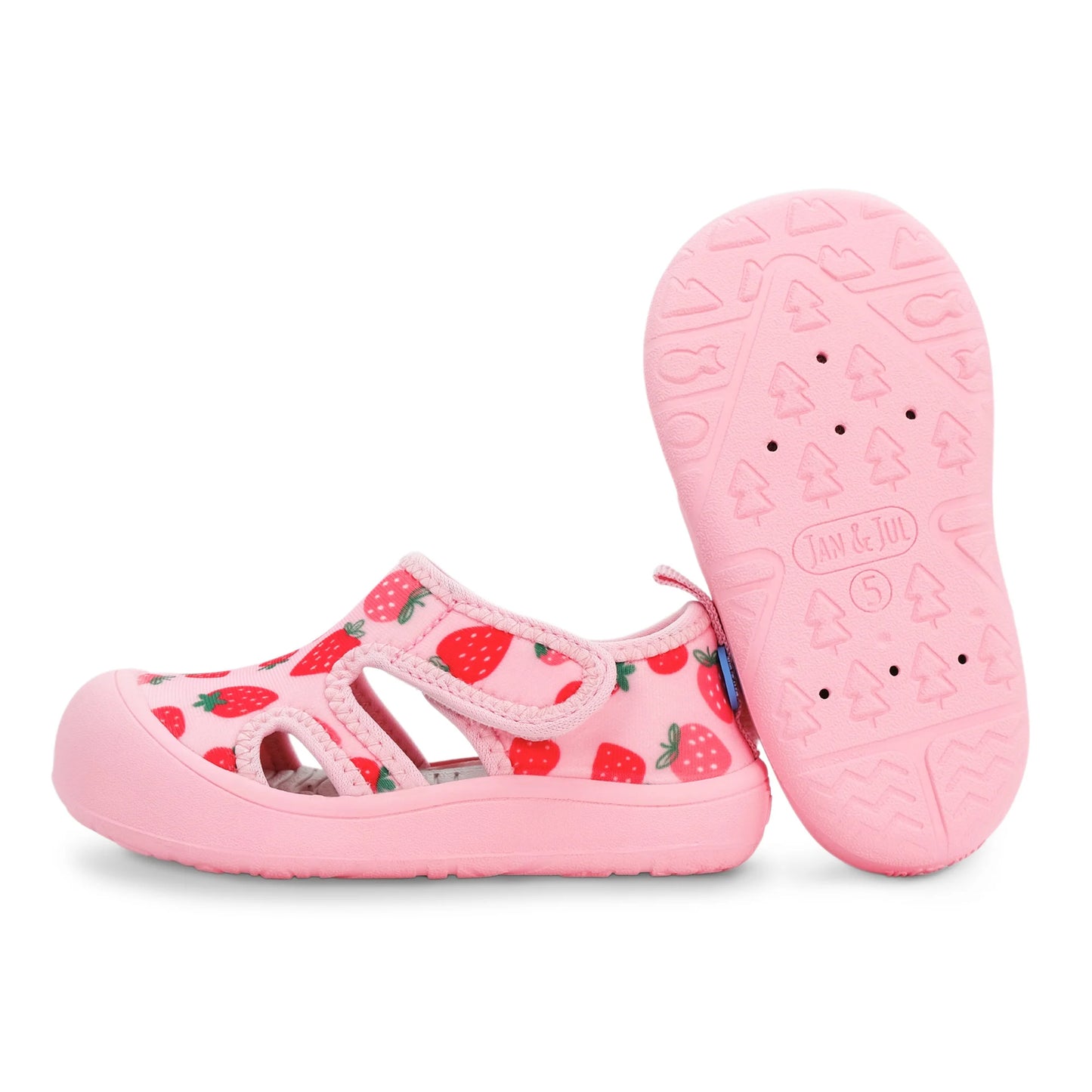 Jan & Jul Pink Strawberry Sunny Breeze Sandals