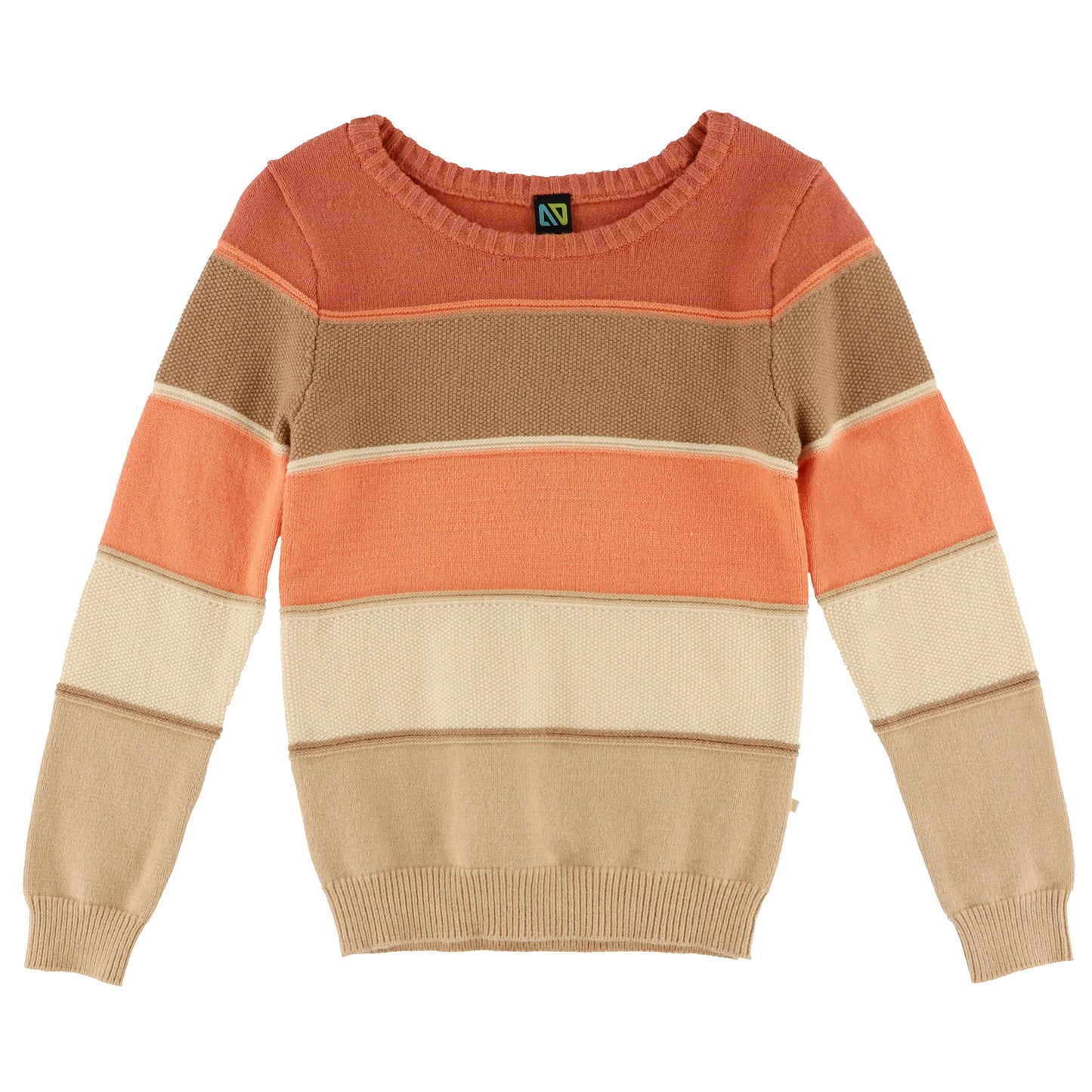 Nano Coral Striped Sweater 02-08