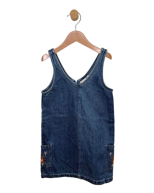 MID Denim Overall Skirt 02-08