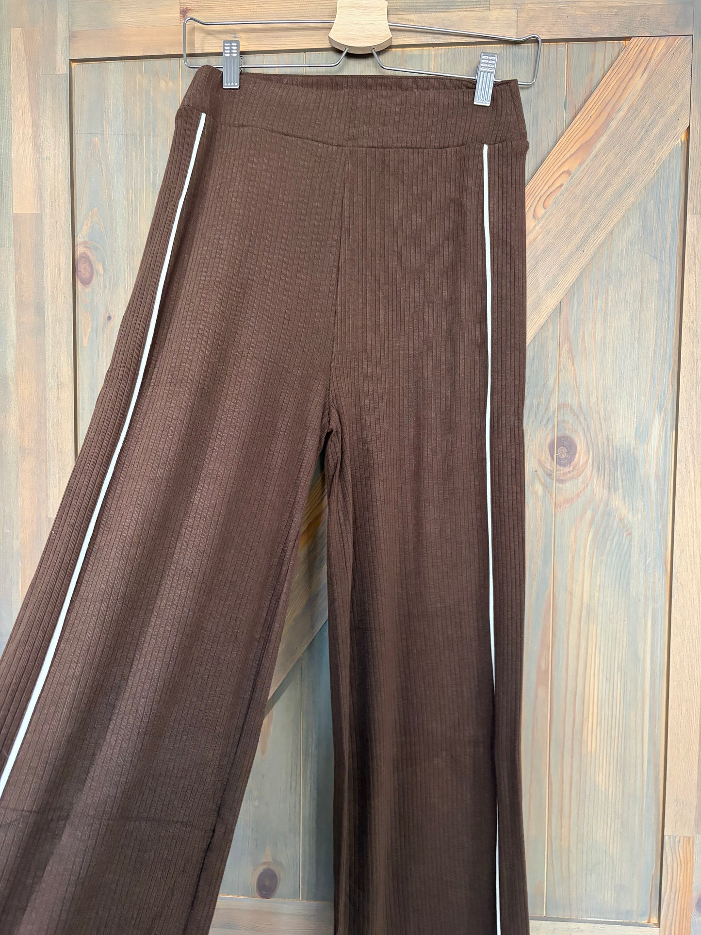 Sage the Label Varsity Knit Brown Pant 02-08