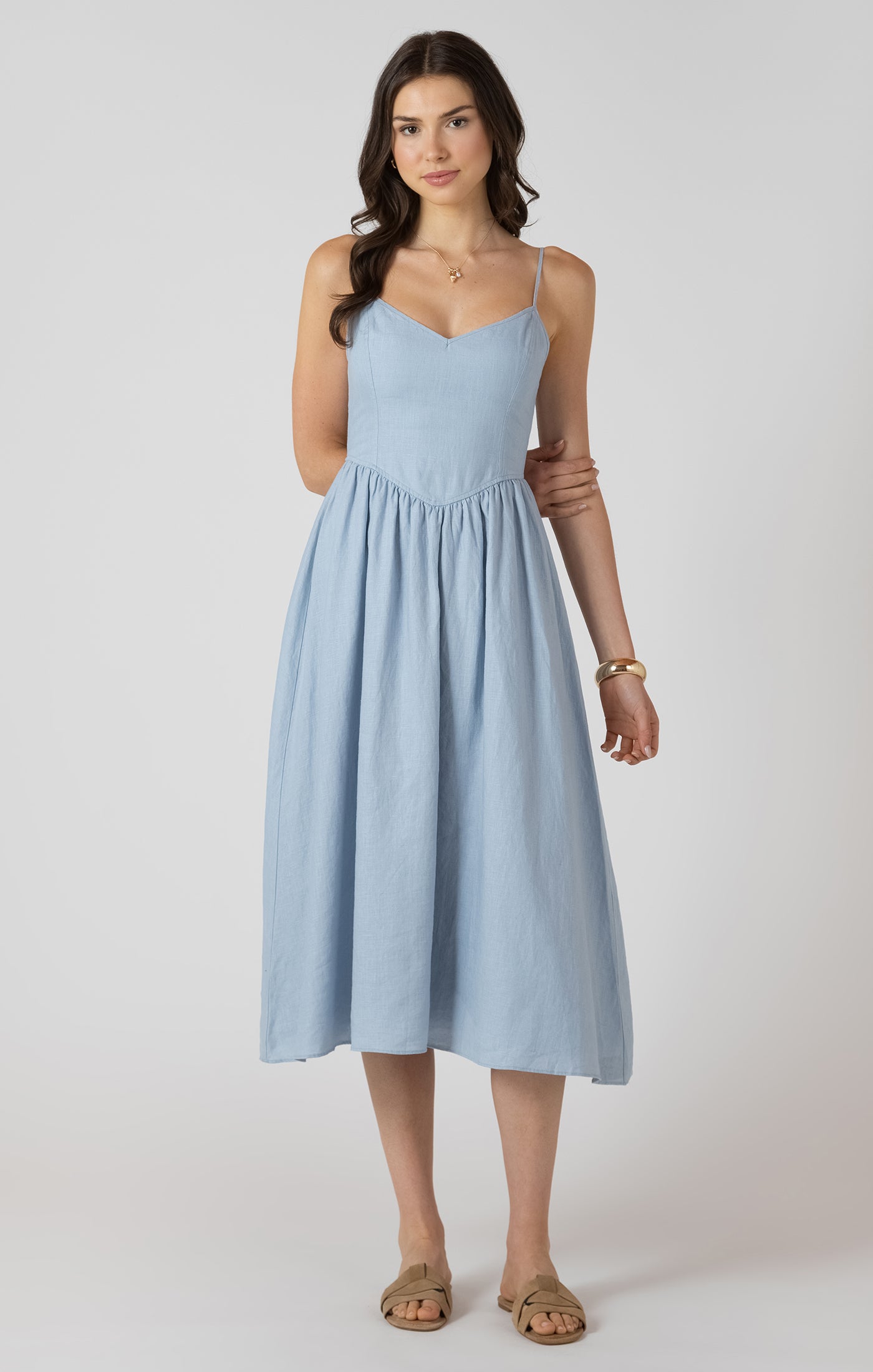Dex V Waist Maxi Dress SP
