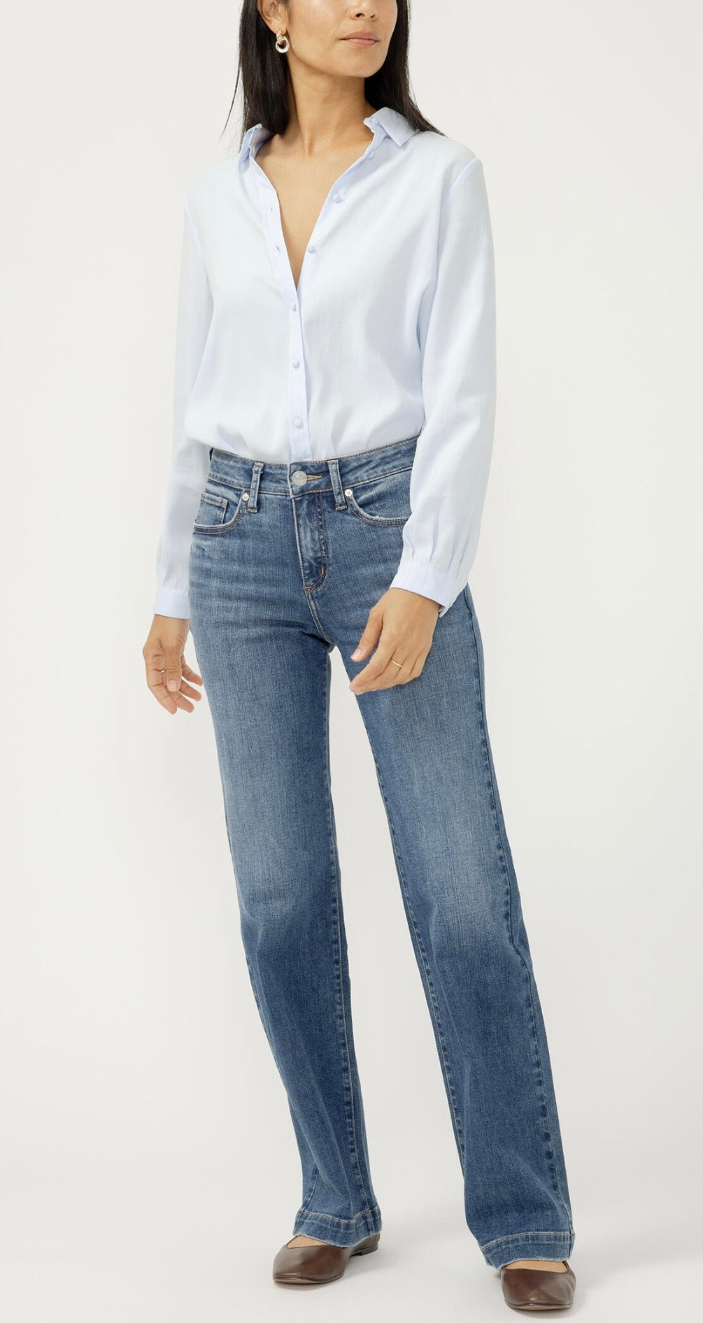 Silver Jean Avery Trouser Curvy High Rise SP