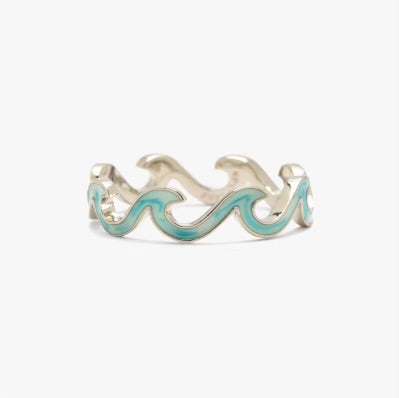 Pura Vida Tie Dye Wave Band Ring
