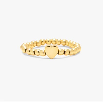 Pura Vida Heart Stretch Ring
