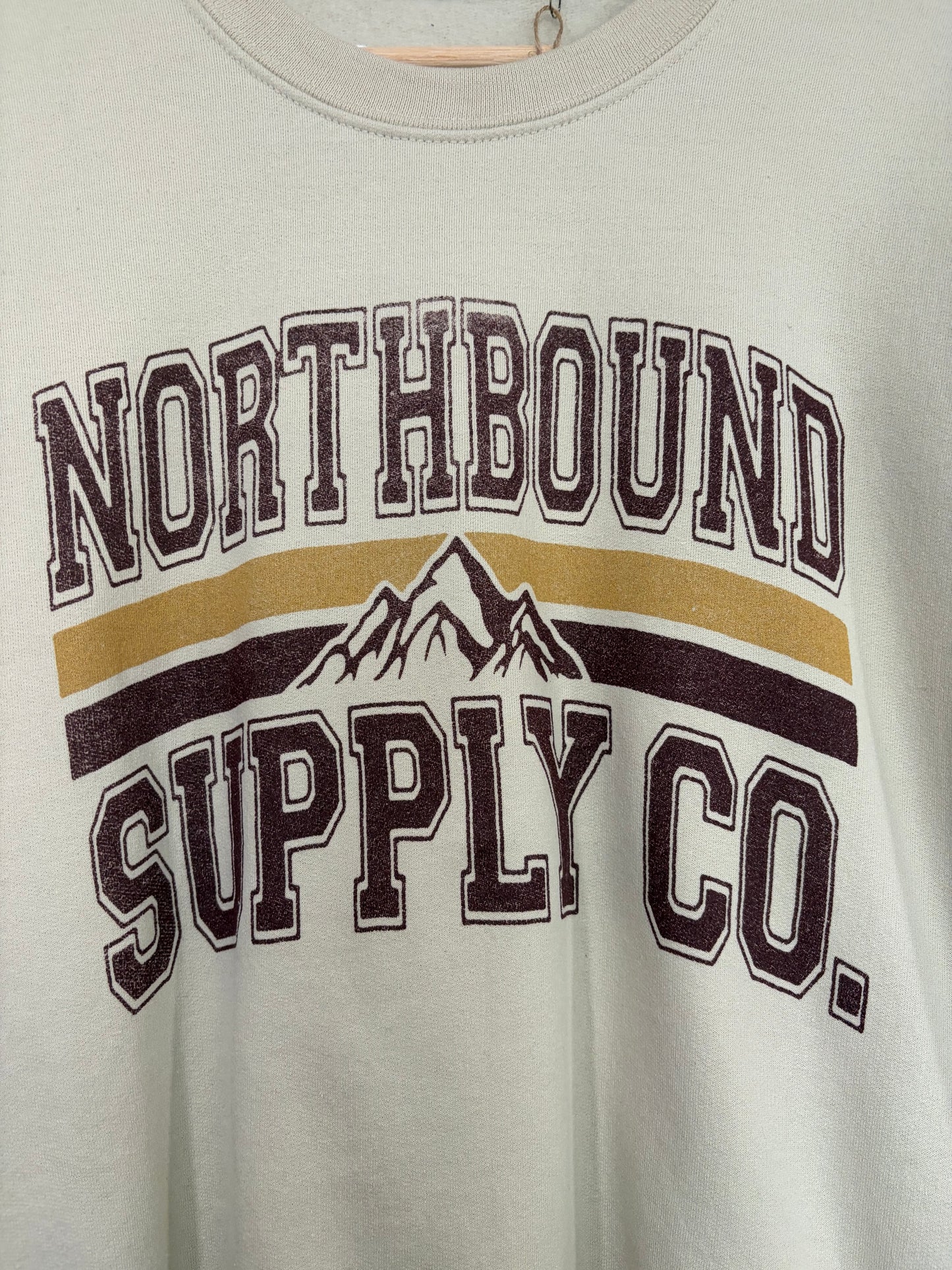 Northbound Beige Mountain Crewneck 02-08