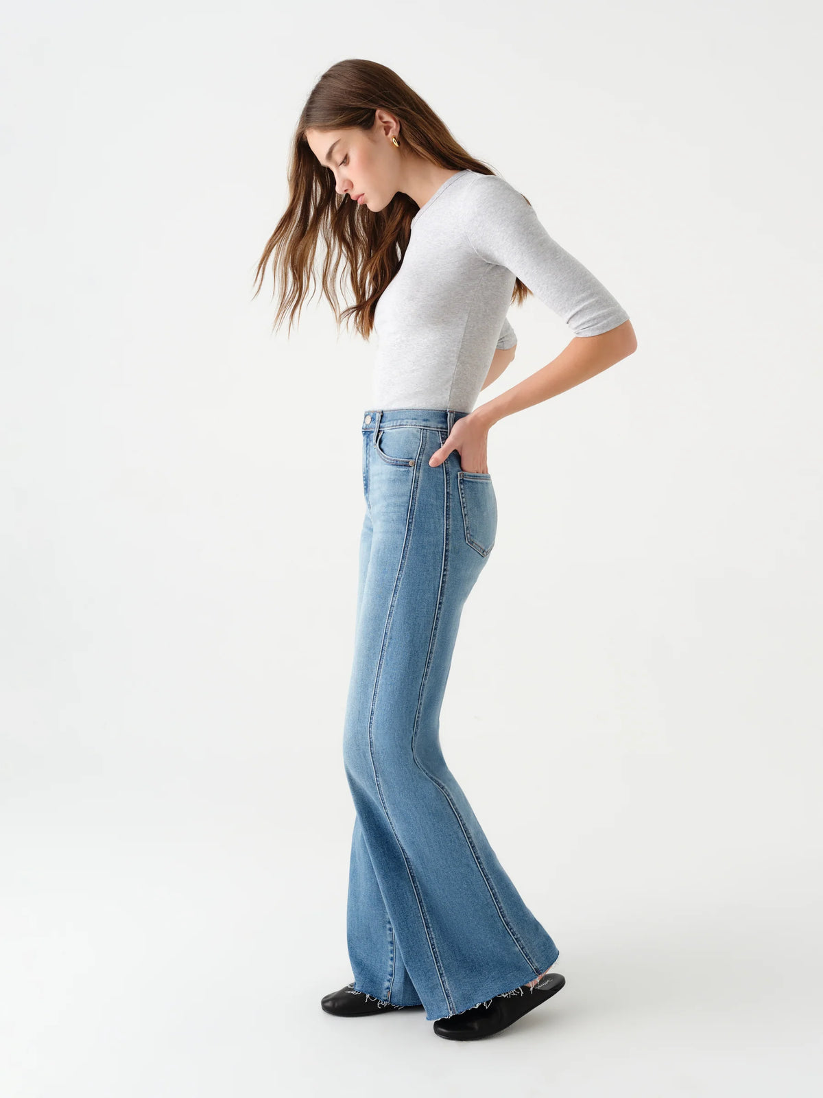 Daze Denim Far Out High Rise Wide Leg 02-10