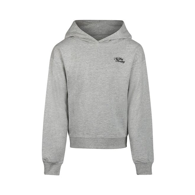 No Way Monday Basic Grey Hoodie FN