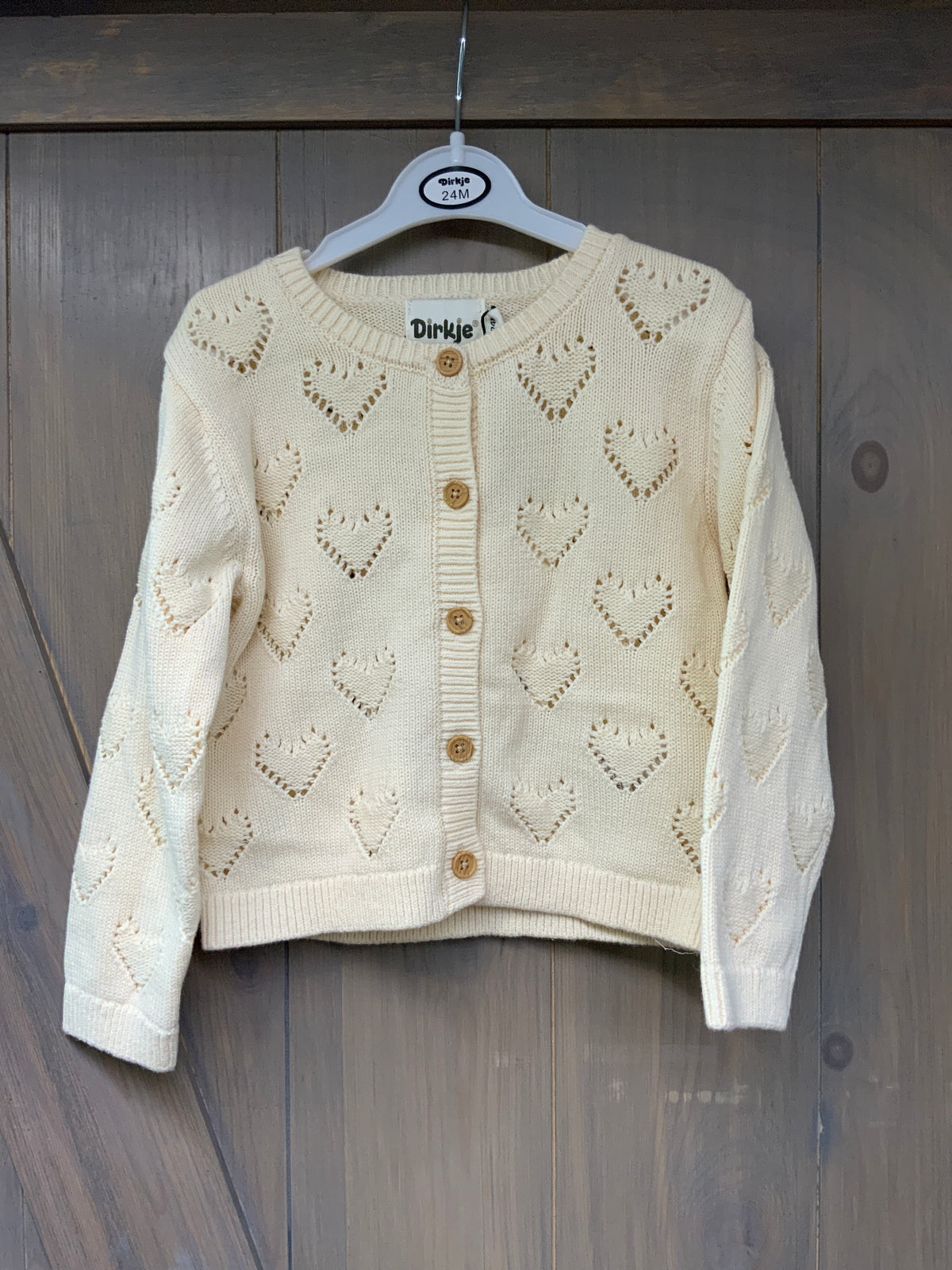 Dirkje Heart Knit Cardigan 09-02