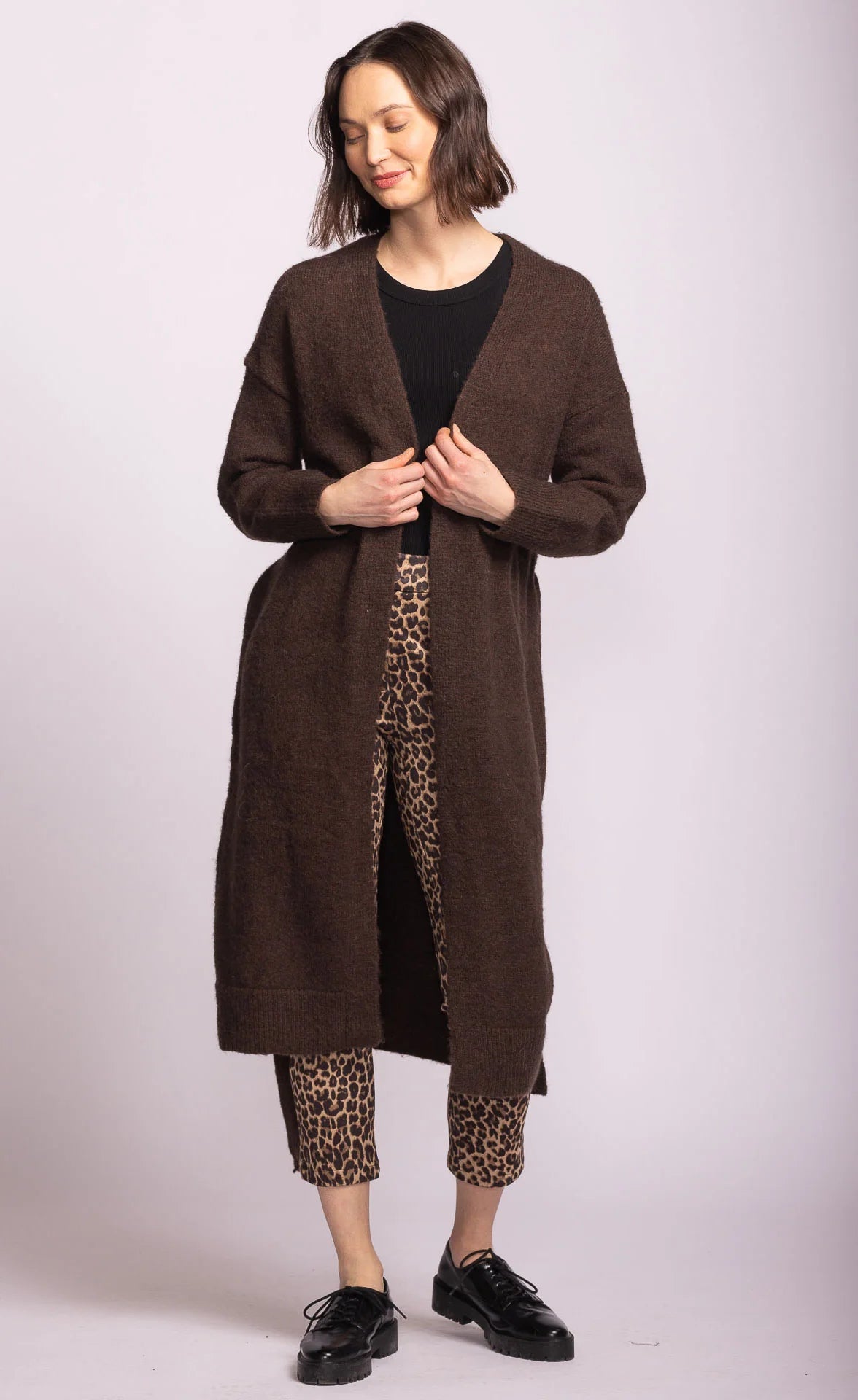 Pink Martini Brown Kiki Sweater FN