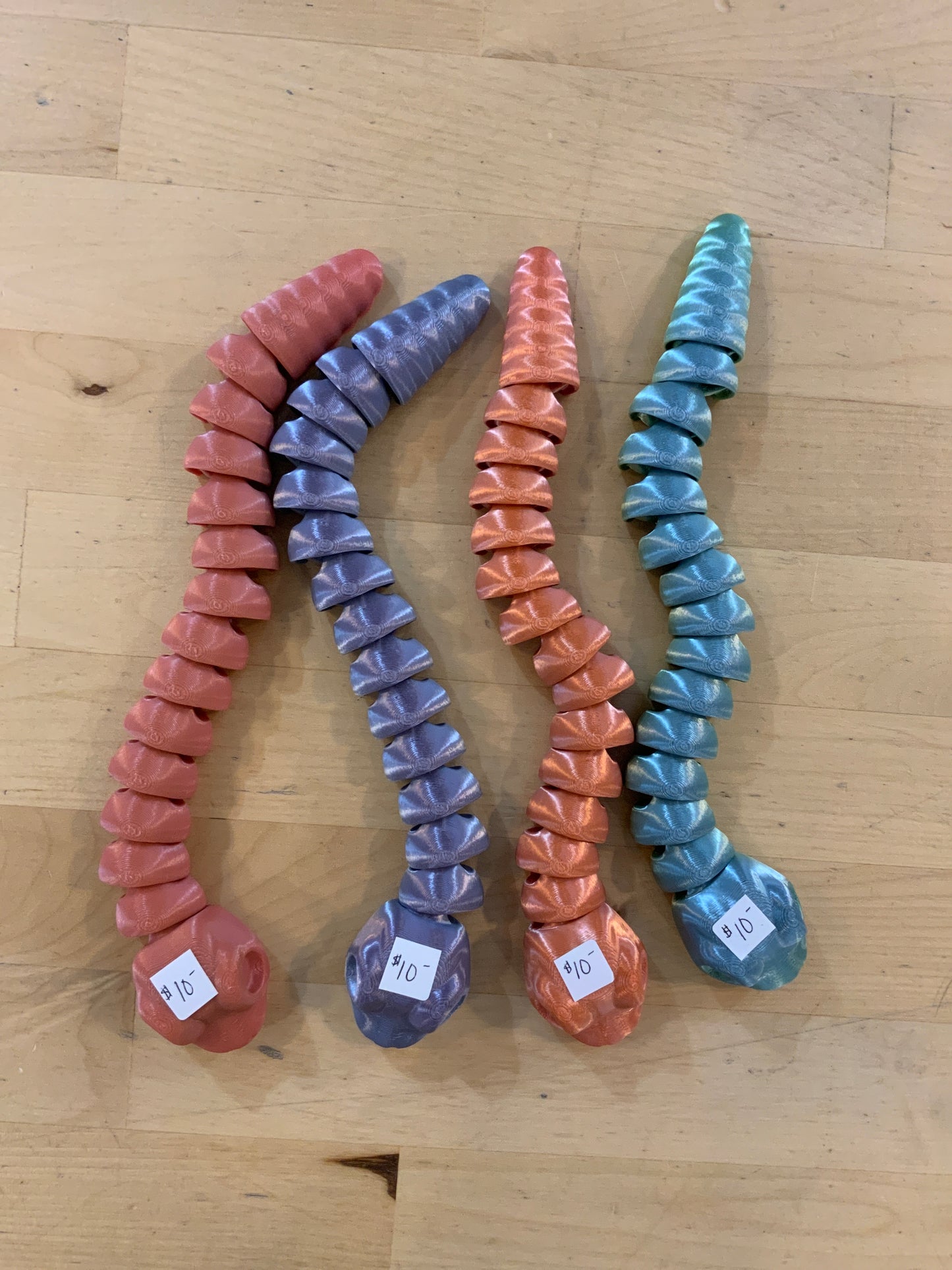 Little Schmidts 3D Printed Snakes
