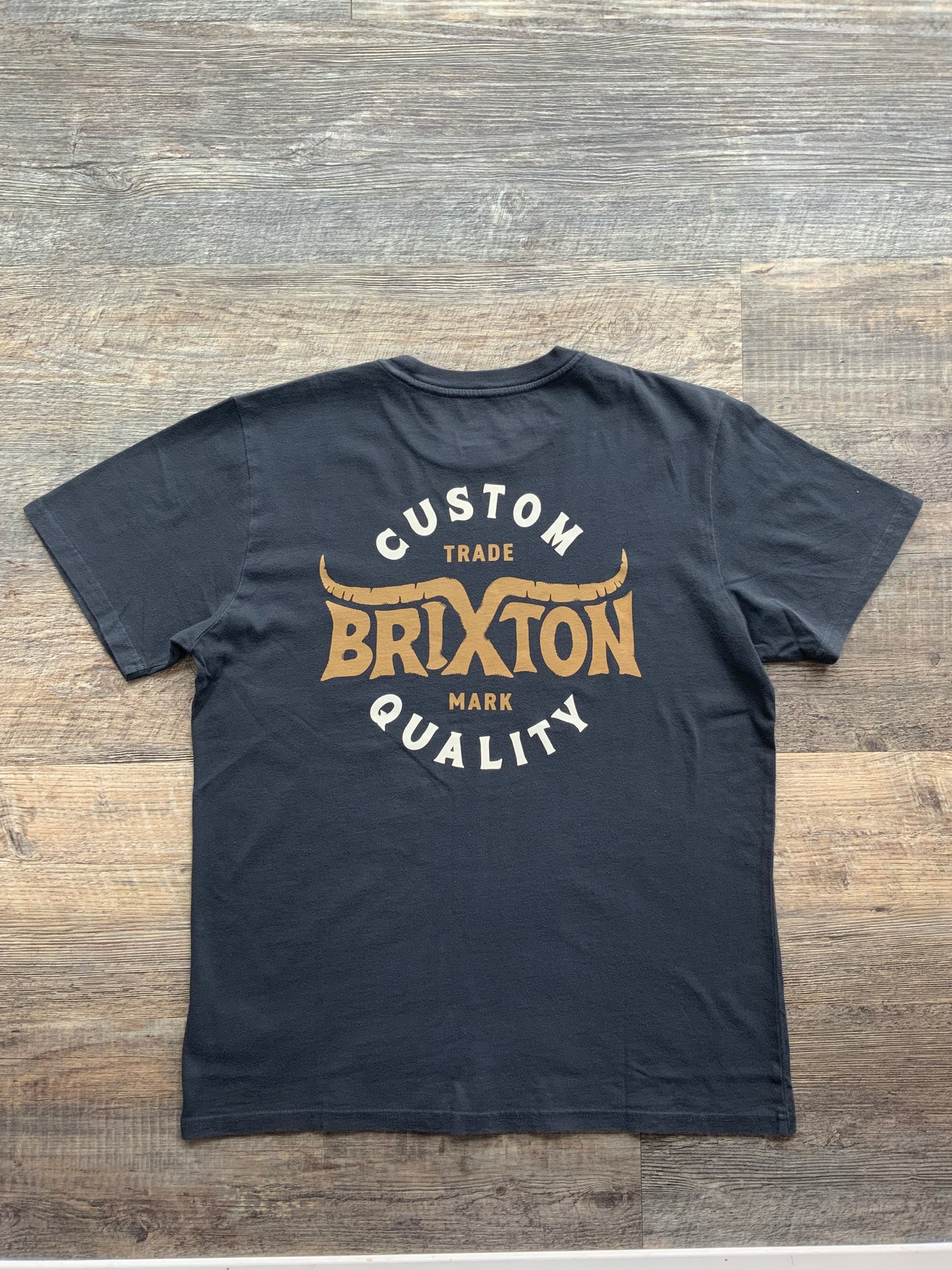 Brixton Worn Wash Black Tee