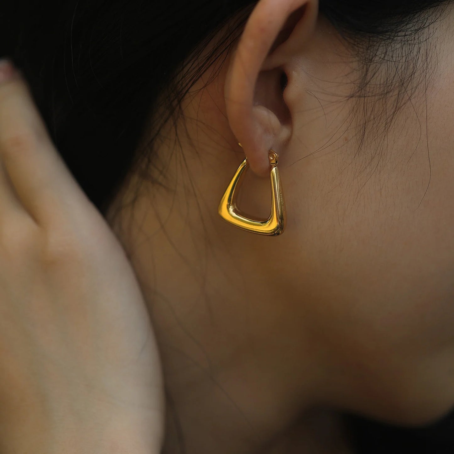 Hackney Nine Anika Triangle Earrings