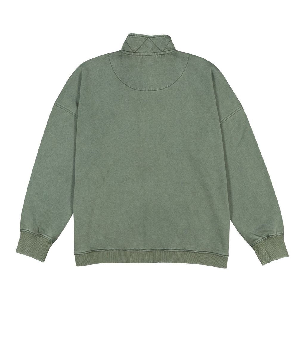 Silver Half Button Vintage Pullover FN