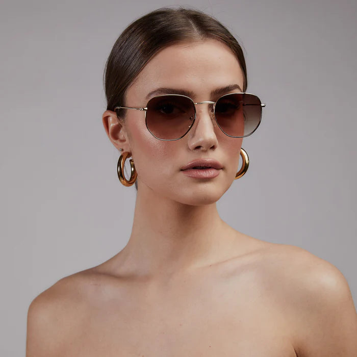 Shady Lady Hex II Brown Fade Sunglasses FN