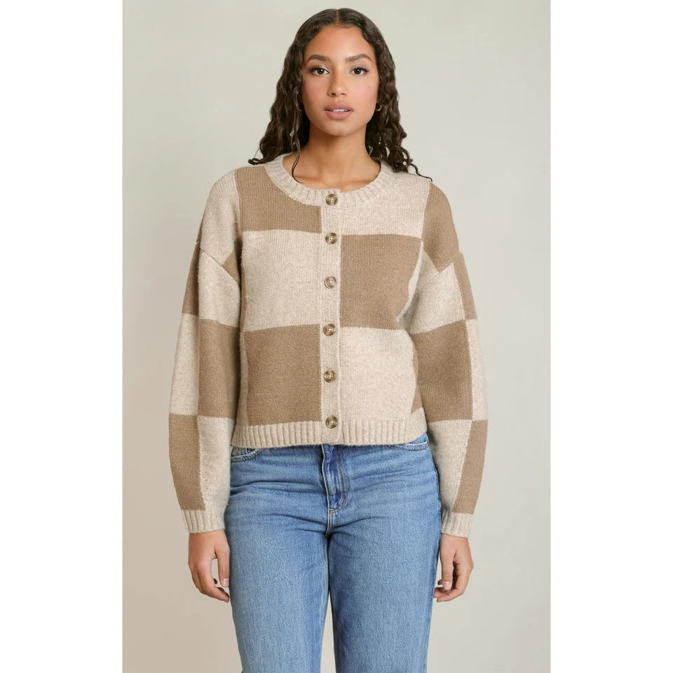 DEX Colorblock Cardigan 02-08