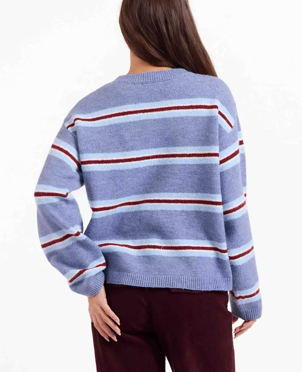 Sage the Label Hudson Blue Stripe Sweater 02-08
