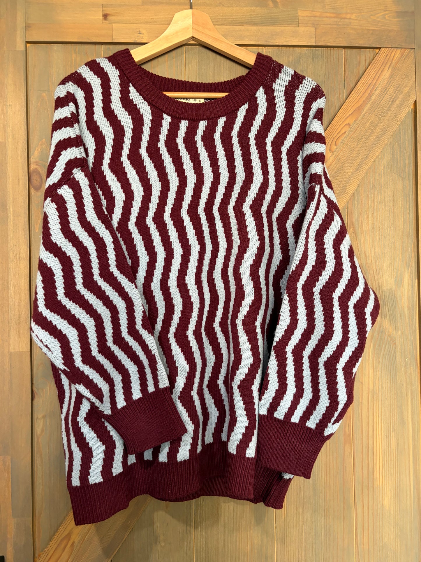 24 Colours Bordeaux Sweater 02-08