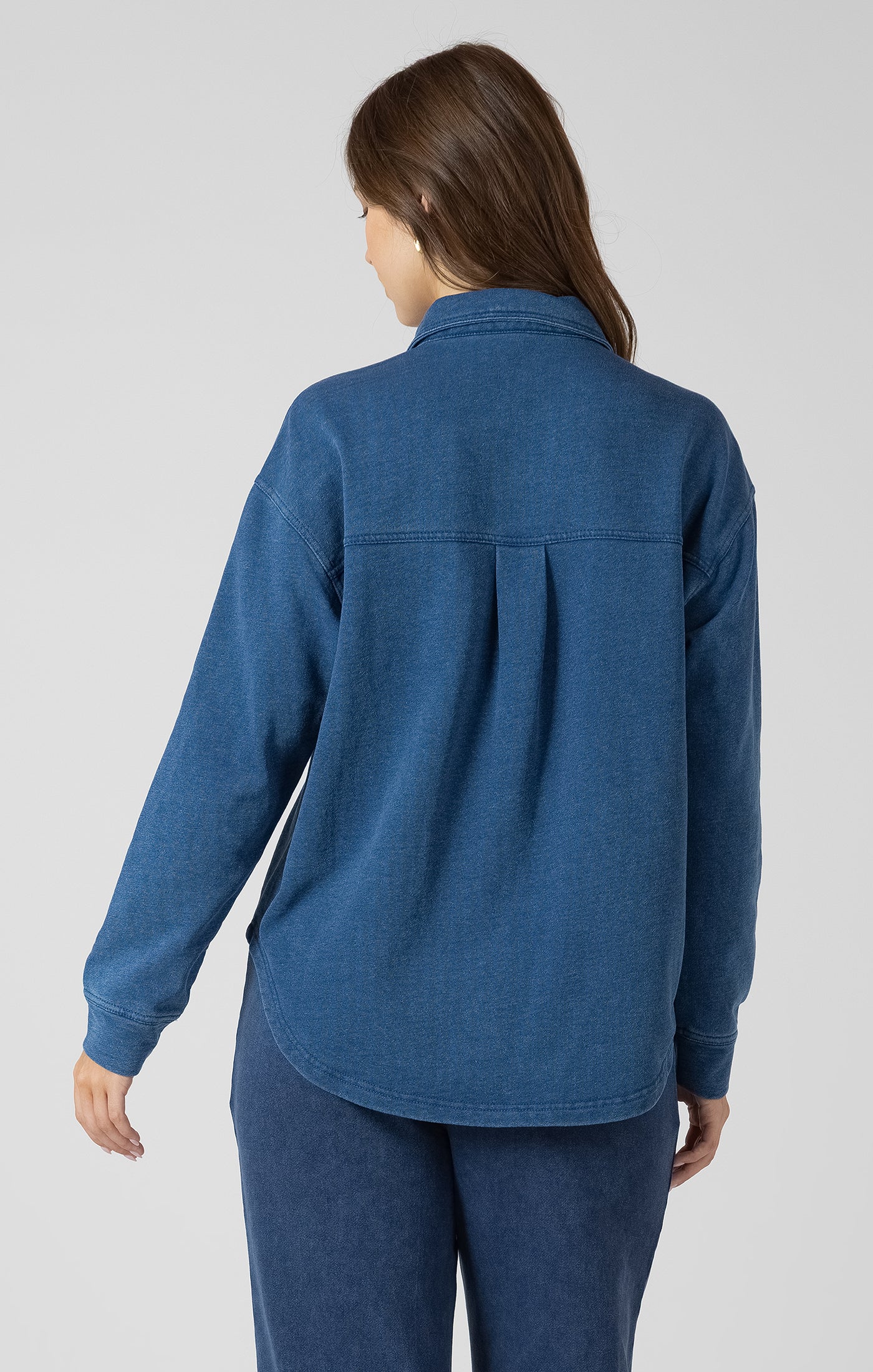Dex Washed Indigo Shacket SP