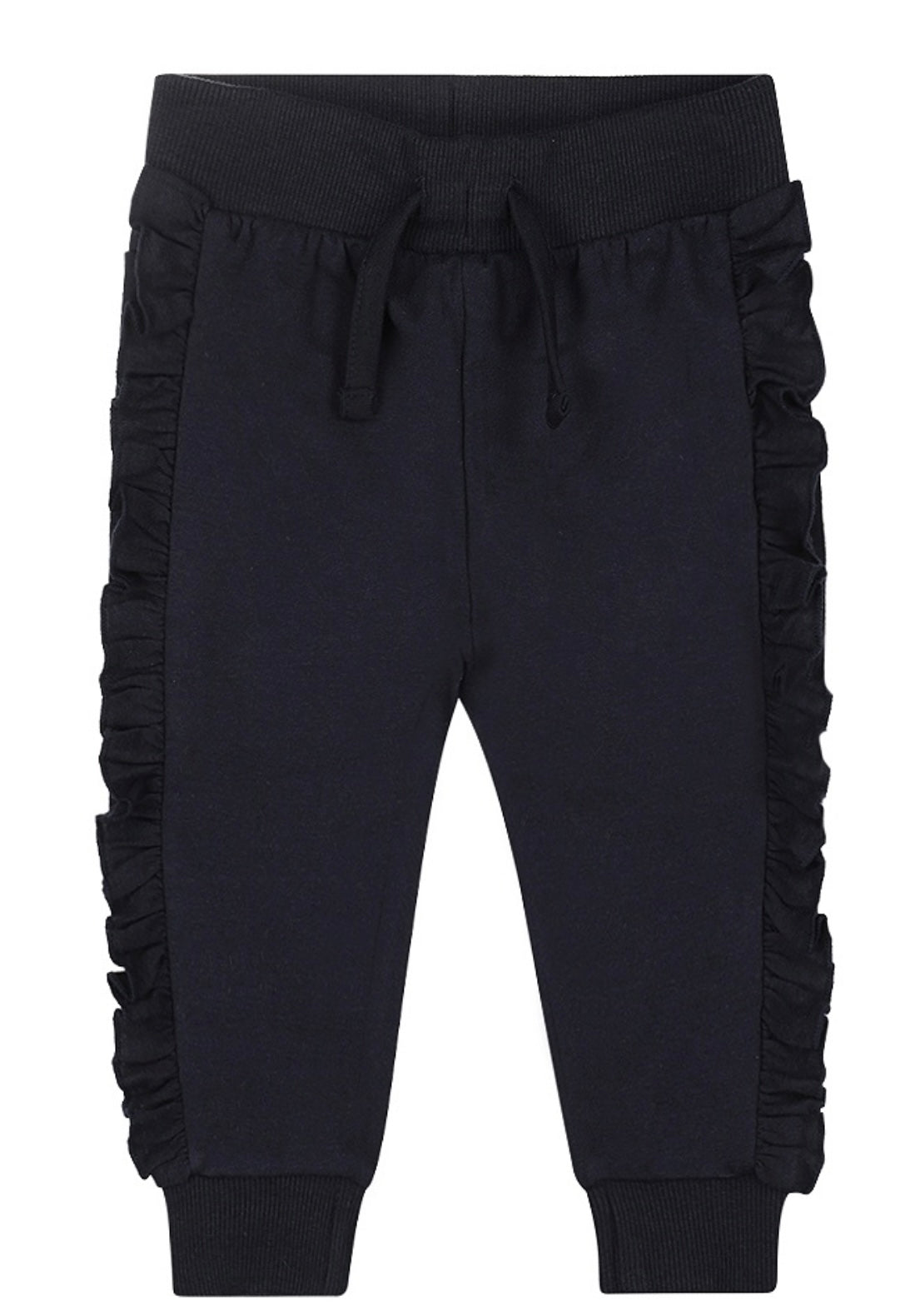 Dirkje Navy Ruffle Pant FN