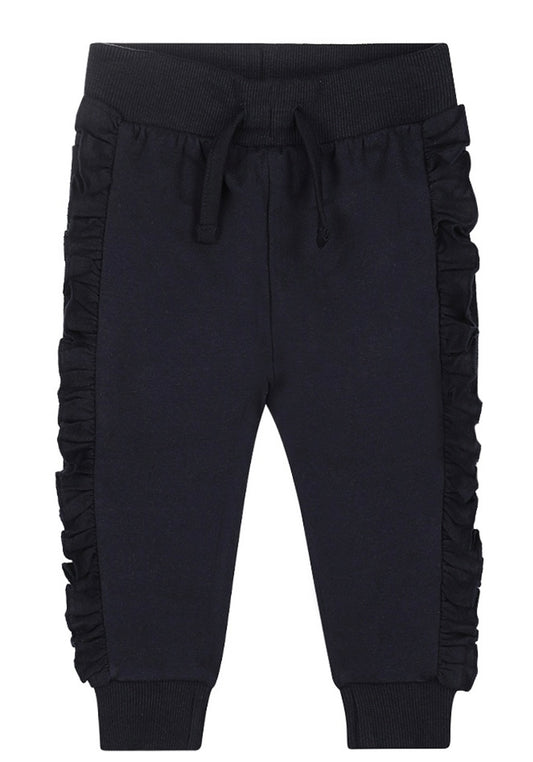 Dirkje Navy Ruffle Pant FN