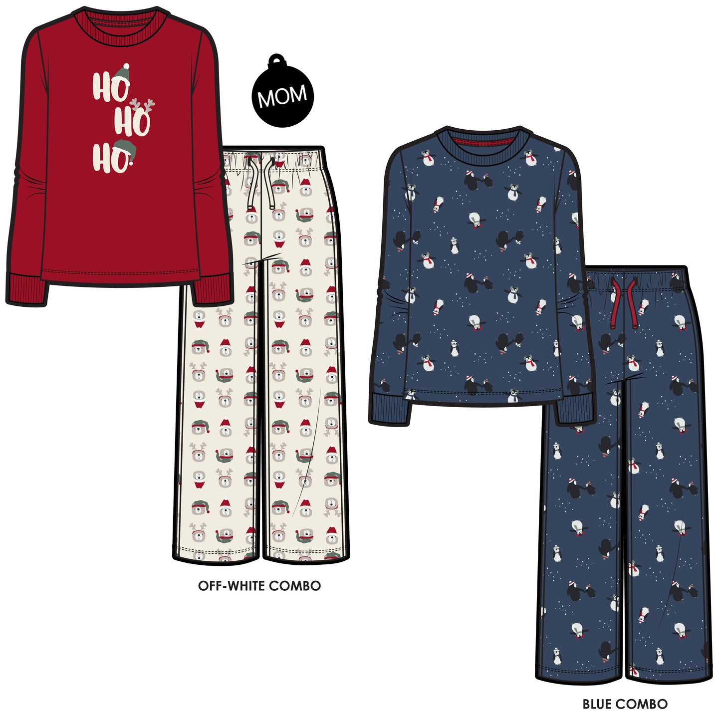 MID Ladies’ Christmas Pajamas FN