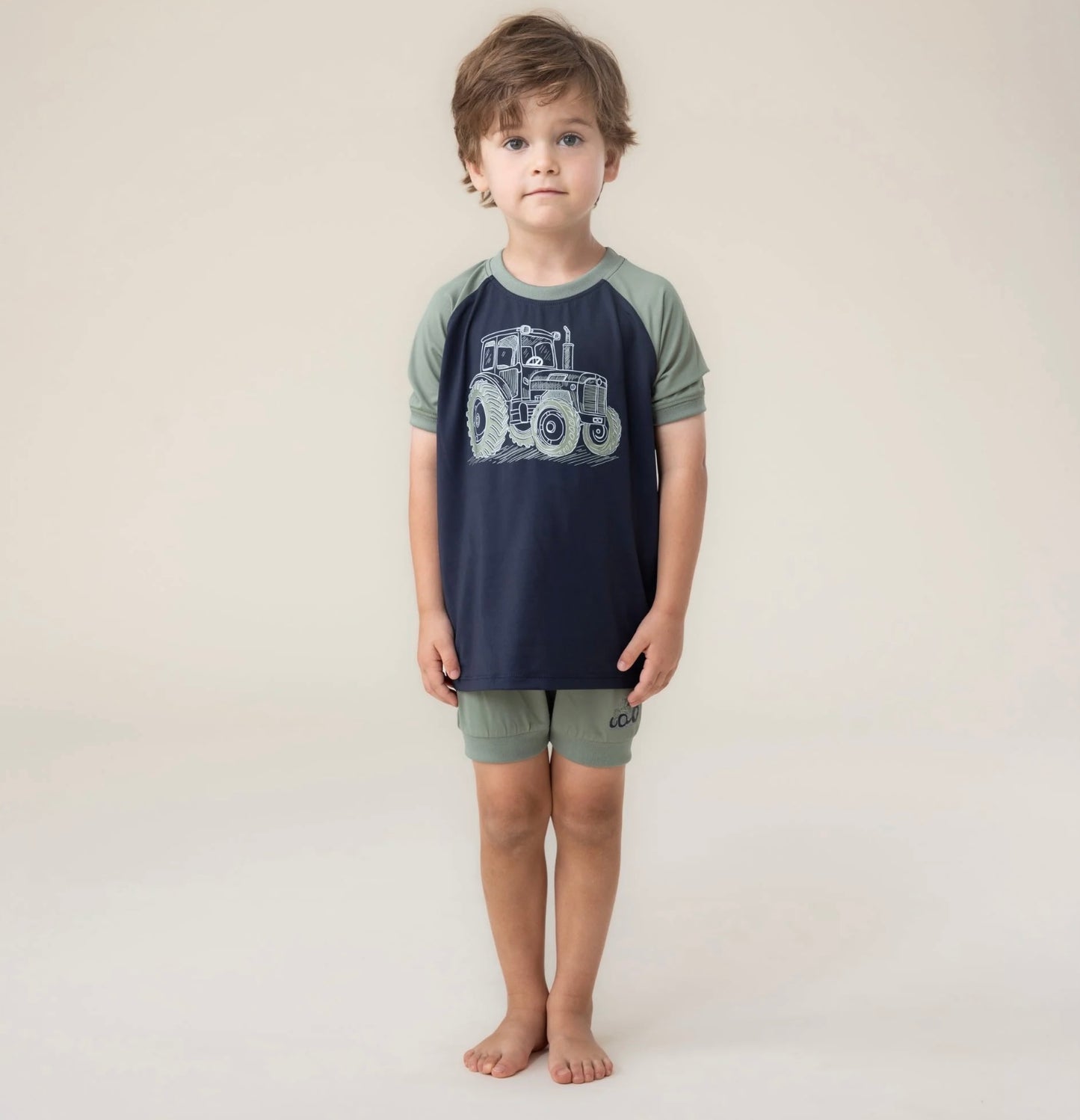 Nano 3 Piece Tractor Pajama Set SPN