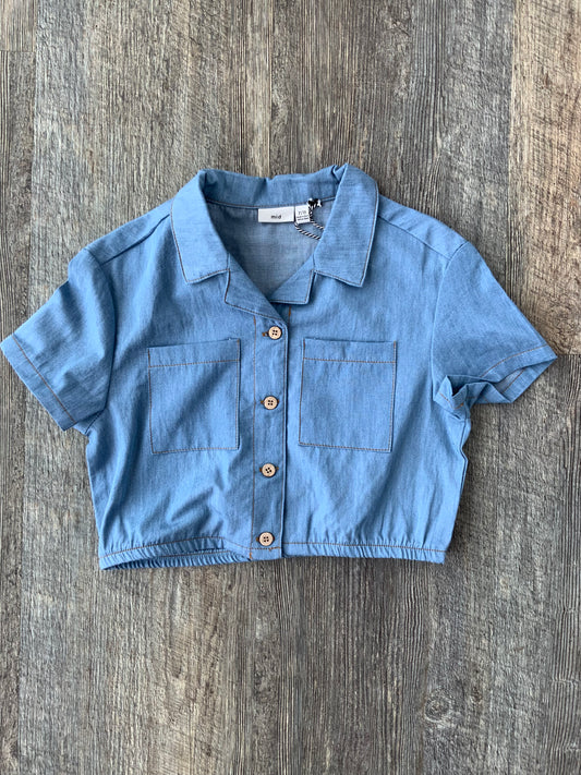 MID Denim Crop Top