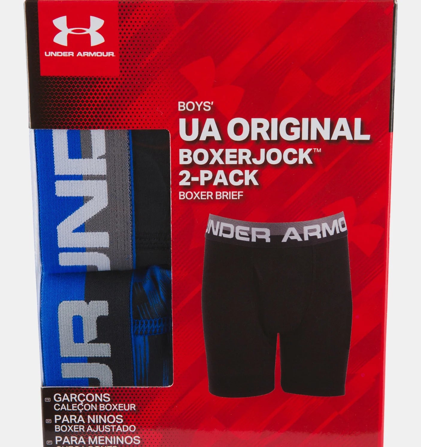 Under Armour Blue/Black Boxer Briefs-F23
